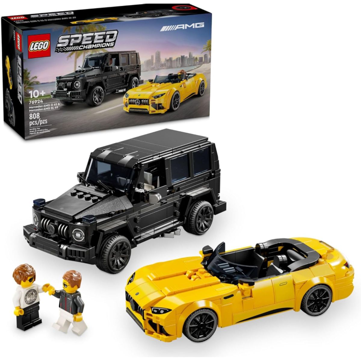 LEGO - LEGO Speed Champions Mercedes-AMG G 63 & Mercedes-AMG SL 63 Toy Car 76924