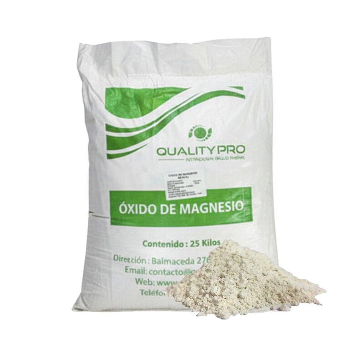 GENERICO - Óxido De Magnesio 25 Kg.