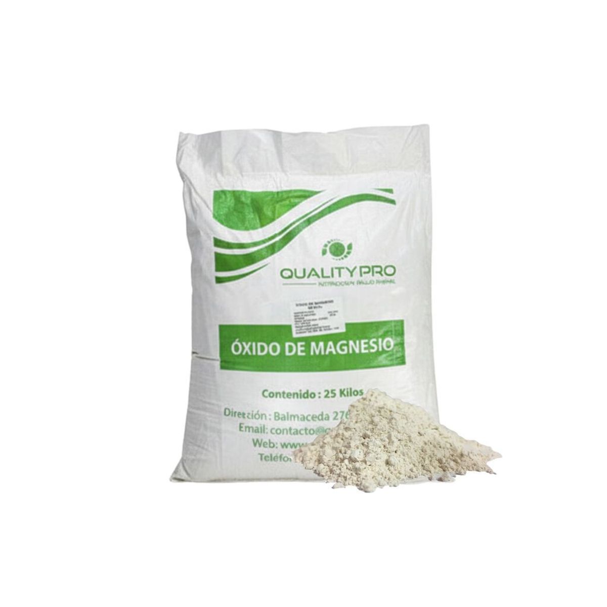 GENERICO - Óxido De Magnesio 25 Kg.