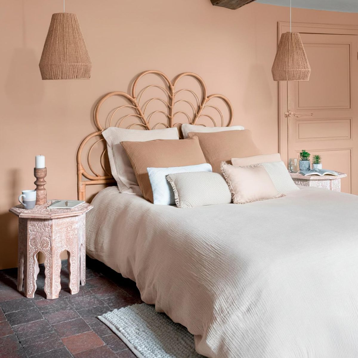 Respaldo de Cama Ratán Aoni 2 Plazas 160x140 cm Atmosphera, marca ATMOSPHERA - Foto 2
