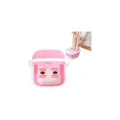 GENERICO - Lavapiés Eléctrico Pies Bañera Masajeador Pedicure Plegable rosa