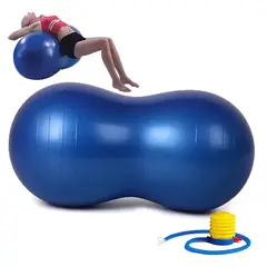 GENERICO - Balón Ovalado Pilates Yoga Tipo Maní 90x45cm Rehabilitación