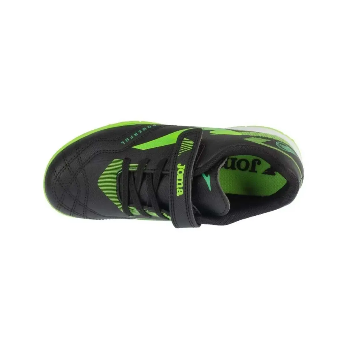 JOMA - Zapatillas futbolito Unisex JOMA Powerful jr 2601 turf negro