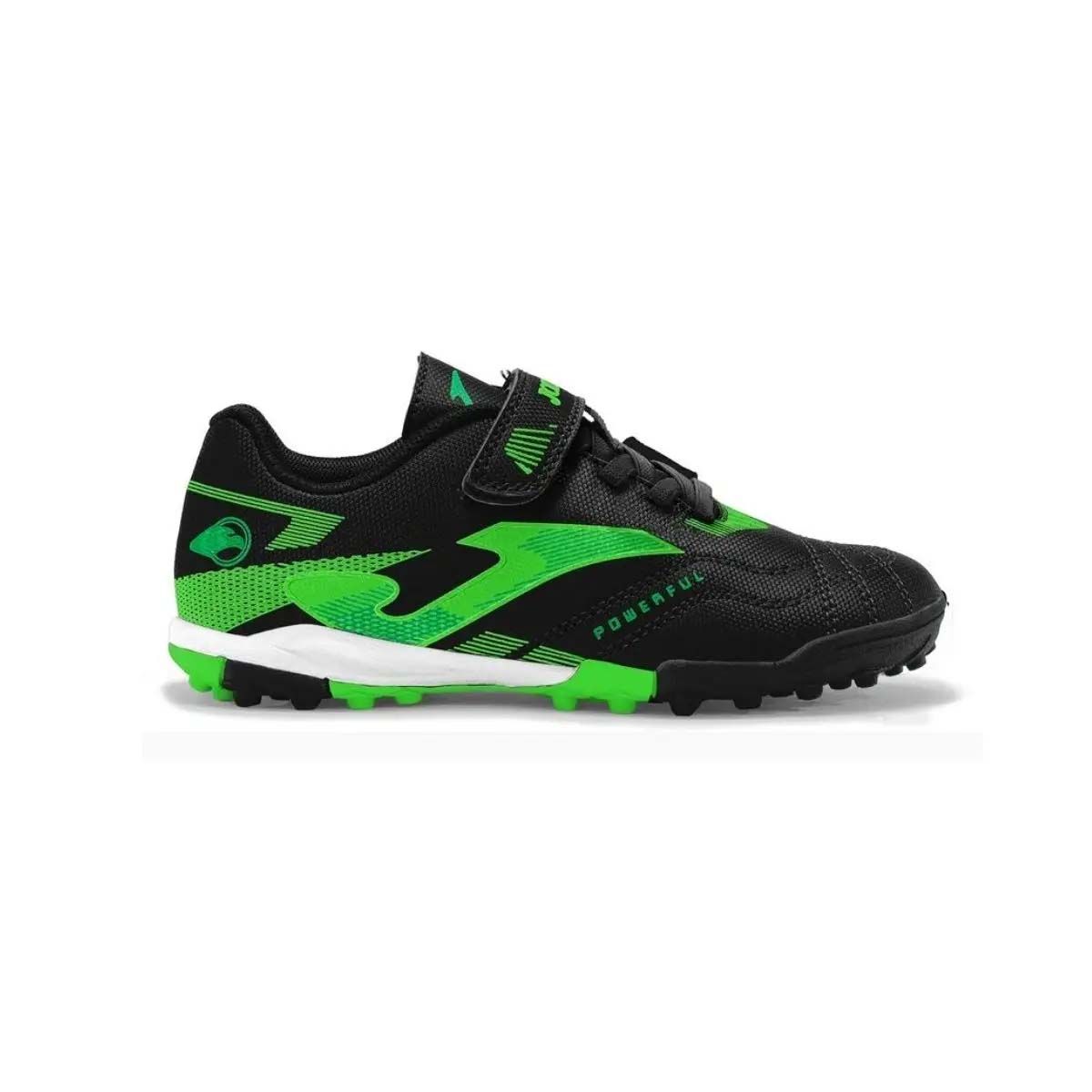 JOMA - Zapatillas futbolito Unisex JOMA Powerful jr 2601 turf negro