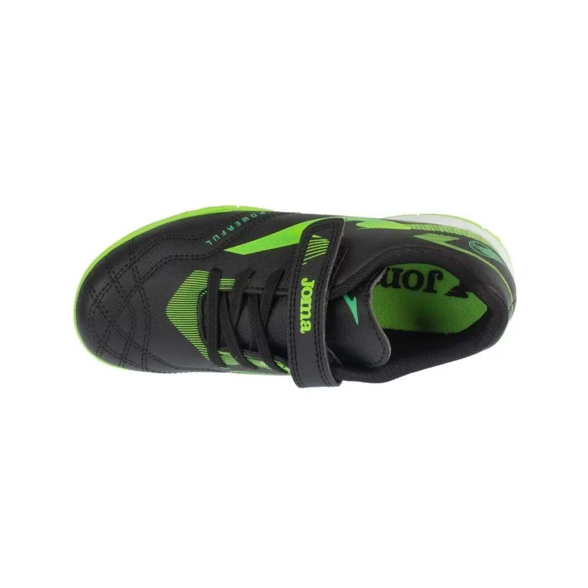JOMA - Zapatillas futbolito Unisex JOMA Powerful jr 2601 turf negro
