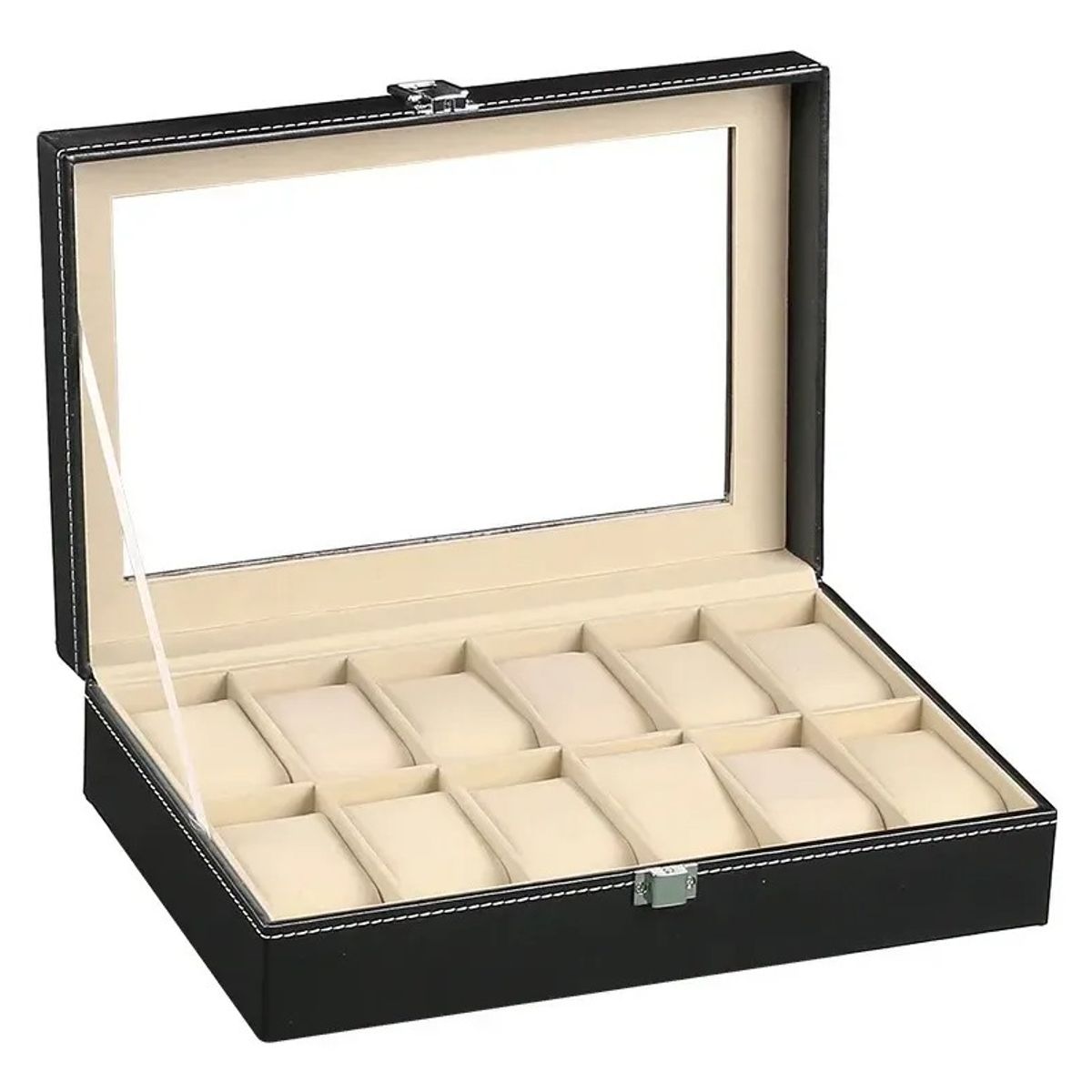 GENERICO - Caja Organizador Relojes Estuche Para Relojes Relojeria 12pc
