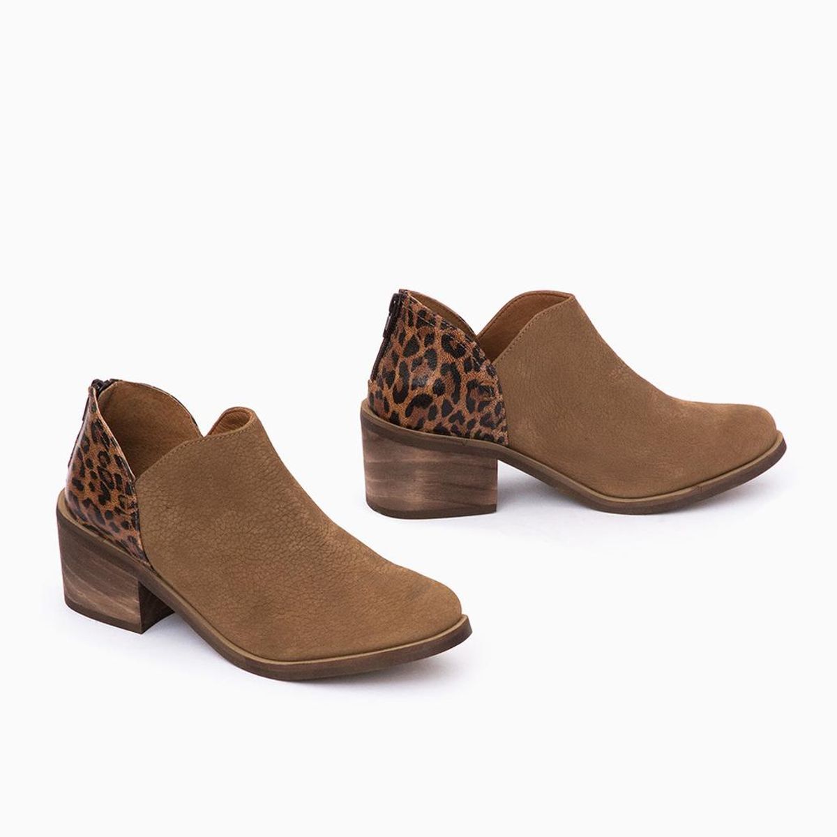 GIANI DAFIRENZE - Botin Cuero Mujer Vinago Camel Print
