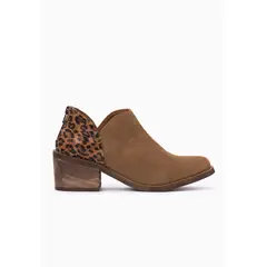 GIANI DAFIRENZE - Botin Cuero Mujer Vinago Camel Print
