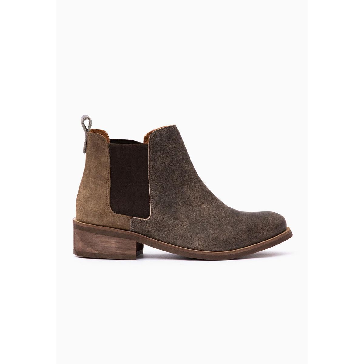 GIANI DAFIRENZE - Botin Cuero Mujer Tina Gris Taupe