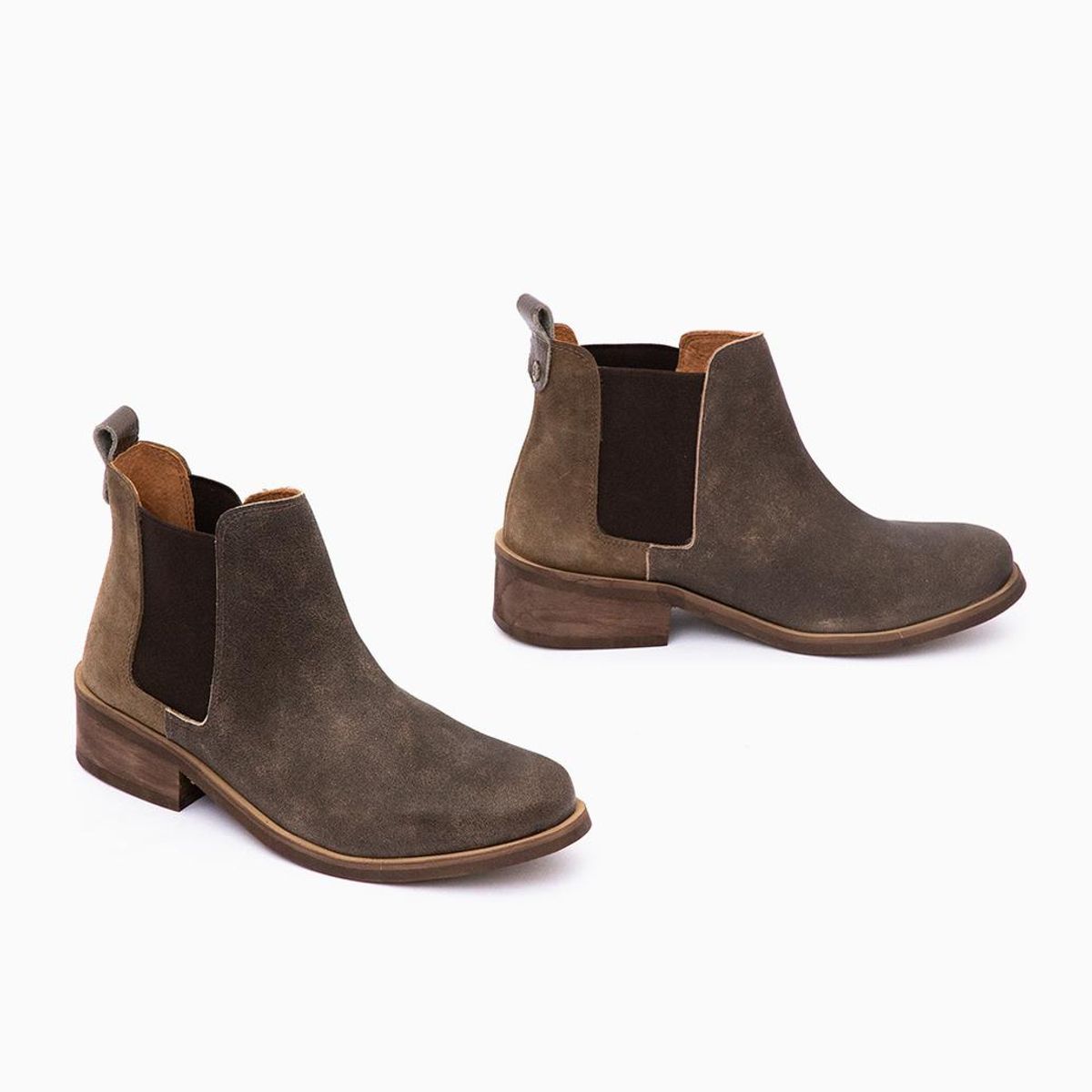 GIANI DAFIRENZE - Botin Cuero Mujer Tina Gris Taupe