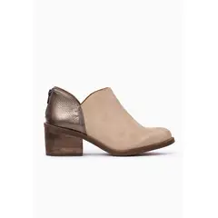 GIANI DAFIRENZE - Botin Cuero Mujer Vinago Beige Metalico