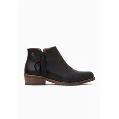 GIANI DAFIRENZE - Botin Cuero Mujer Virginia Negro