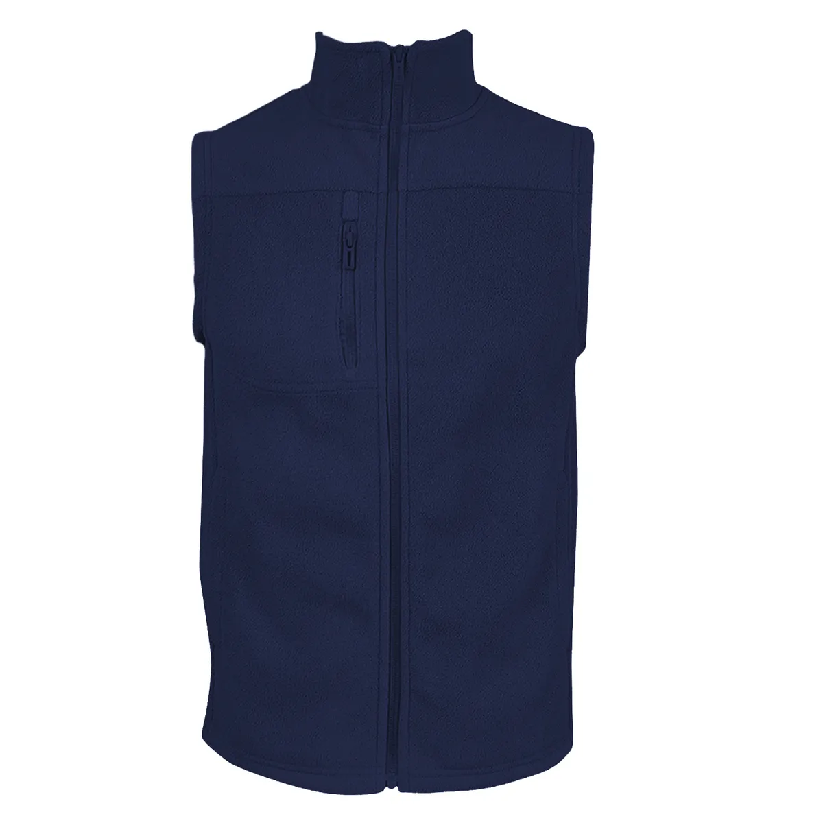 ANDESLAND OUTDOOR APPAREL - Chaleco Micropolar Liso Chilla Azul Hombre