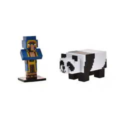 MINECRAFT - Set 2 Figuras 6 Cms Toppeez - Comerciante