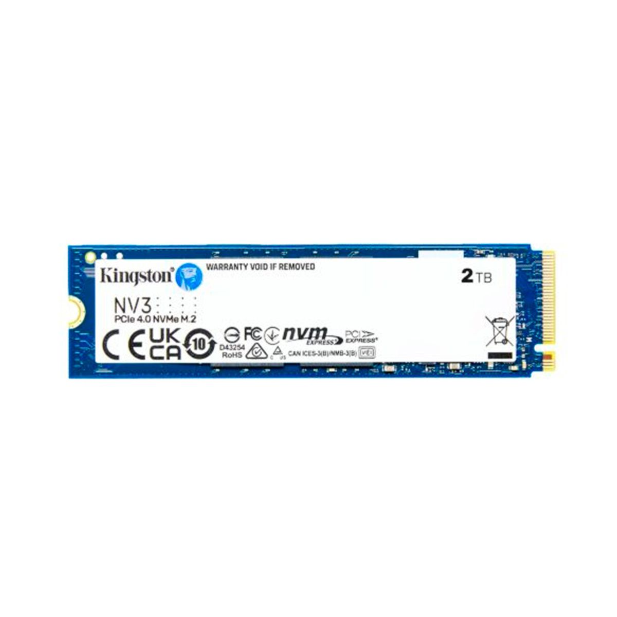KINGSTON - SSD M.2 2280 PCIe4 NVMe 2000GB 6GB/S KINGSTON NV3