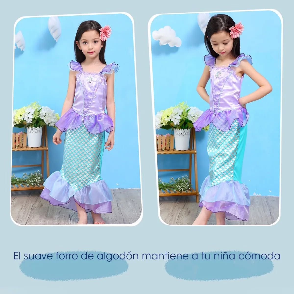 GENERICO - Set vestido y accesorios para niña talla 150 ( 8 a 9 años )