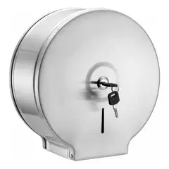 GENERICO - Dispensador De Papel Higiénico Acero Inoxidable + Llave