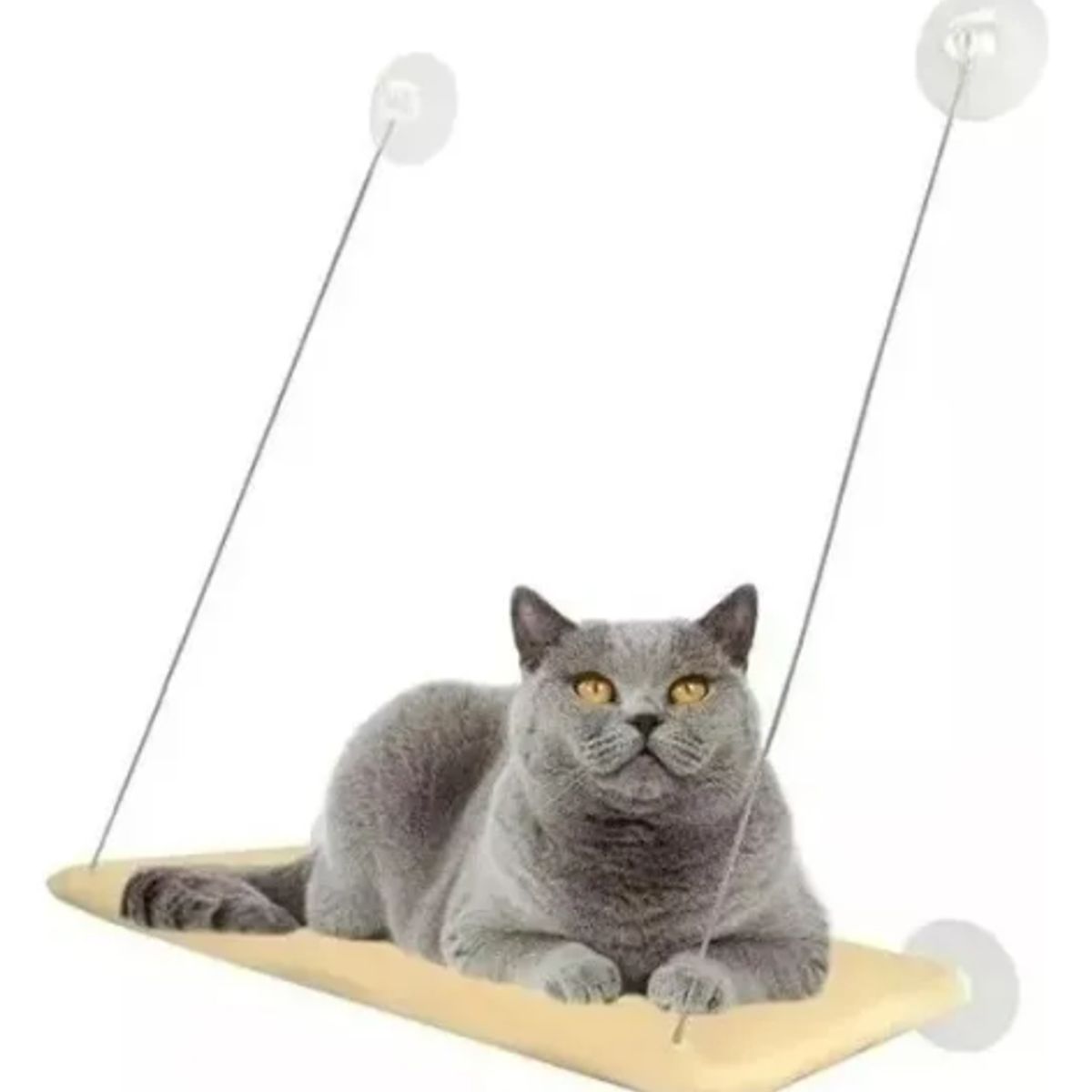 GENERICO - Camas Hamaca Para Gato Colgante De Ventana  Beige Cama
