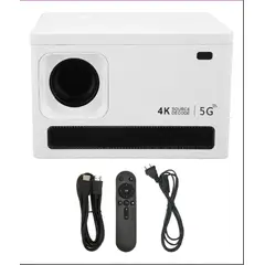 GENERICO - Mini Proyector Multimedia Portátil 6k Wifi+bluetooth 5g Blanco