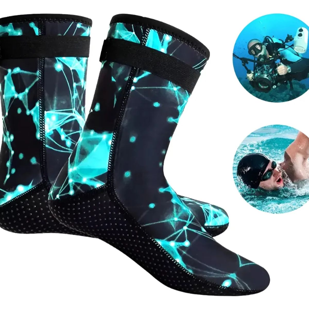 GENERICO - Calcetines De Buceo Botas Agua Zapatos Térmico Neopreno 3mm