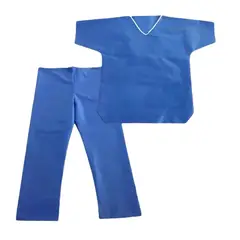 CLEANCARRIER - Traje Medico Desechable Ambo Sms Camisa + Pantalon Talla XL