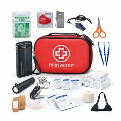 MOVI - Kit de Emergencia 54 Piezas con Power Bank 20.000 mAh
