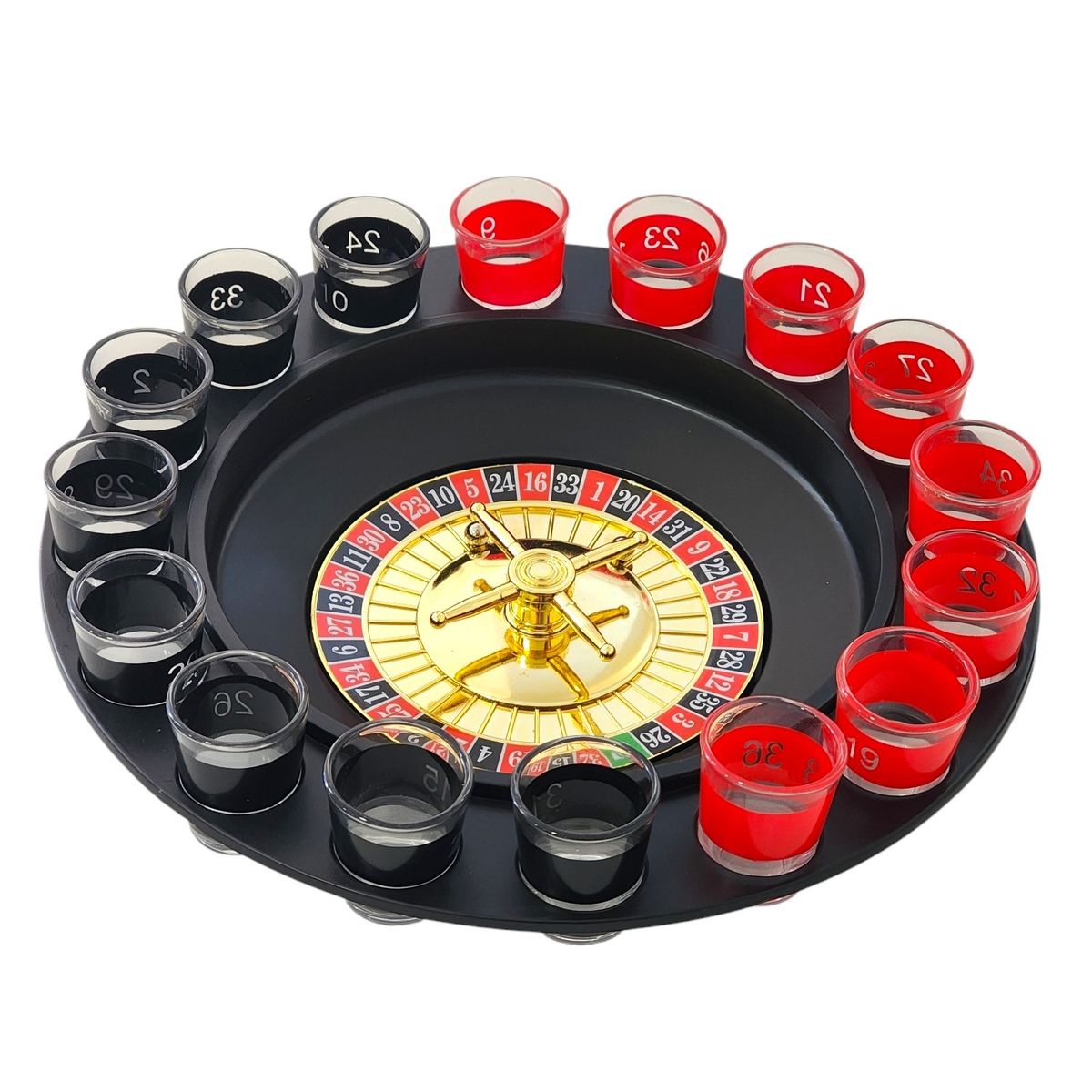 GENERICO - Ruleta Shots Juego de Tragos x 16 Piezas 11184