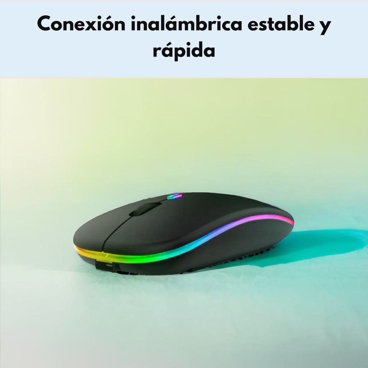 GENERICO - Mouse Inalámbrico COUSO WG899 RGB Recargable Blanco