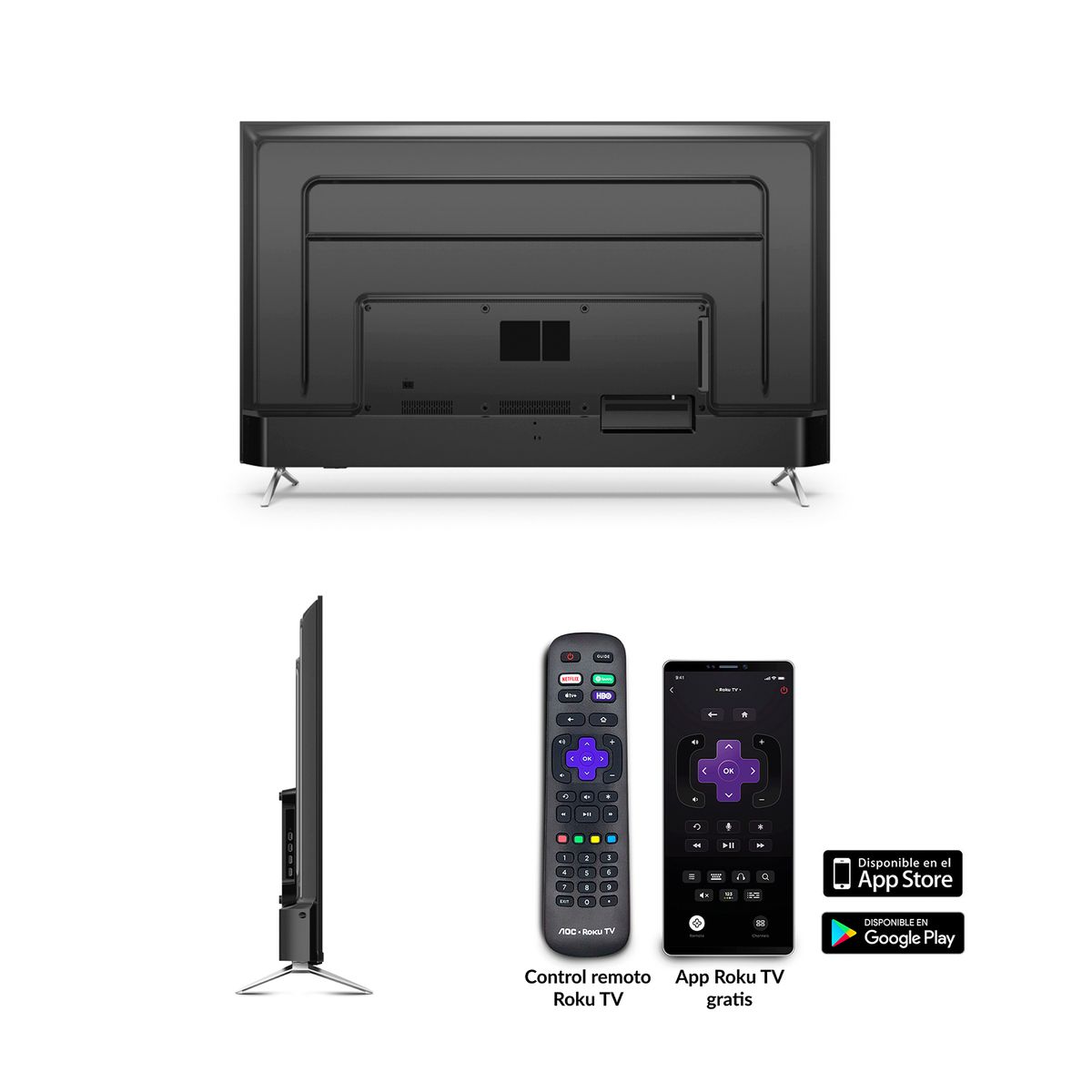 AOC - Smart TV 55 AOC 55U6125 + BT Speaker AS600