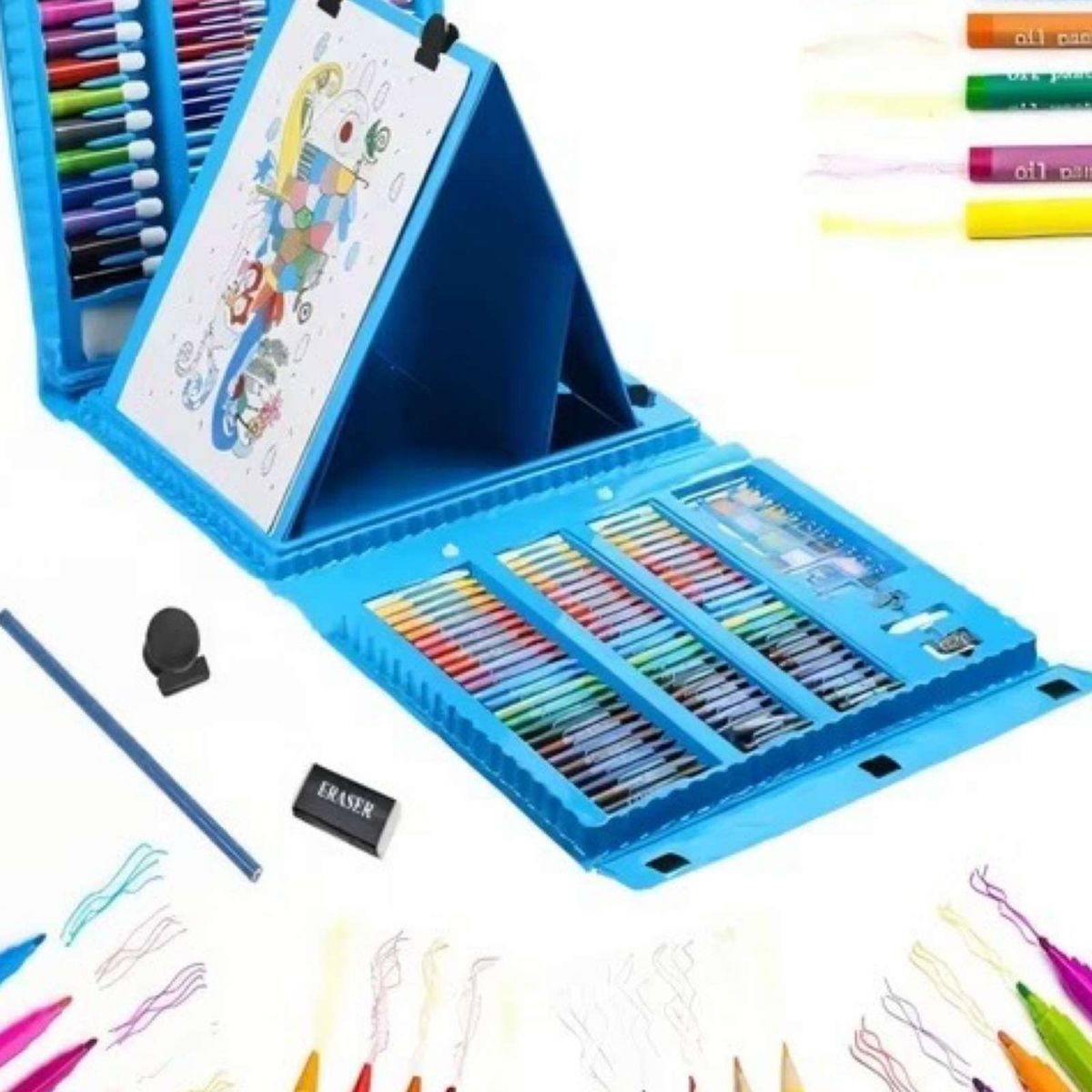 GENERICO - Set de Arte Pequeños Maestros 208 herramientas para crear sin límites