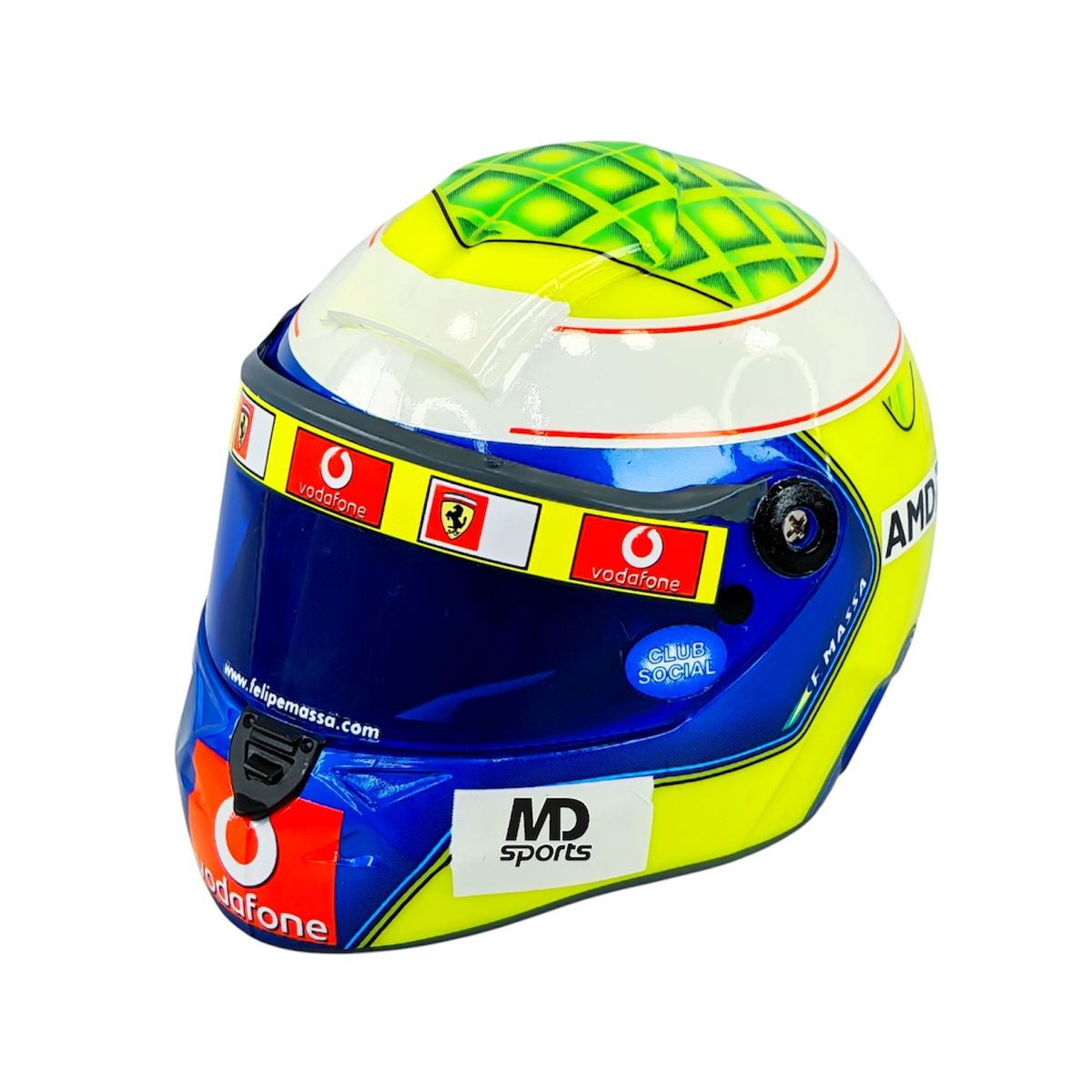 FORMULA 1 - Casco Formula 1 Scuderia Ferrari Felipe Massa 2006 Spark 1:5