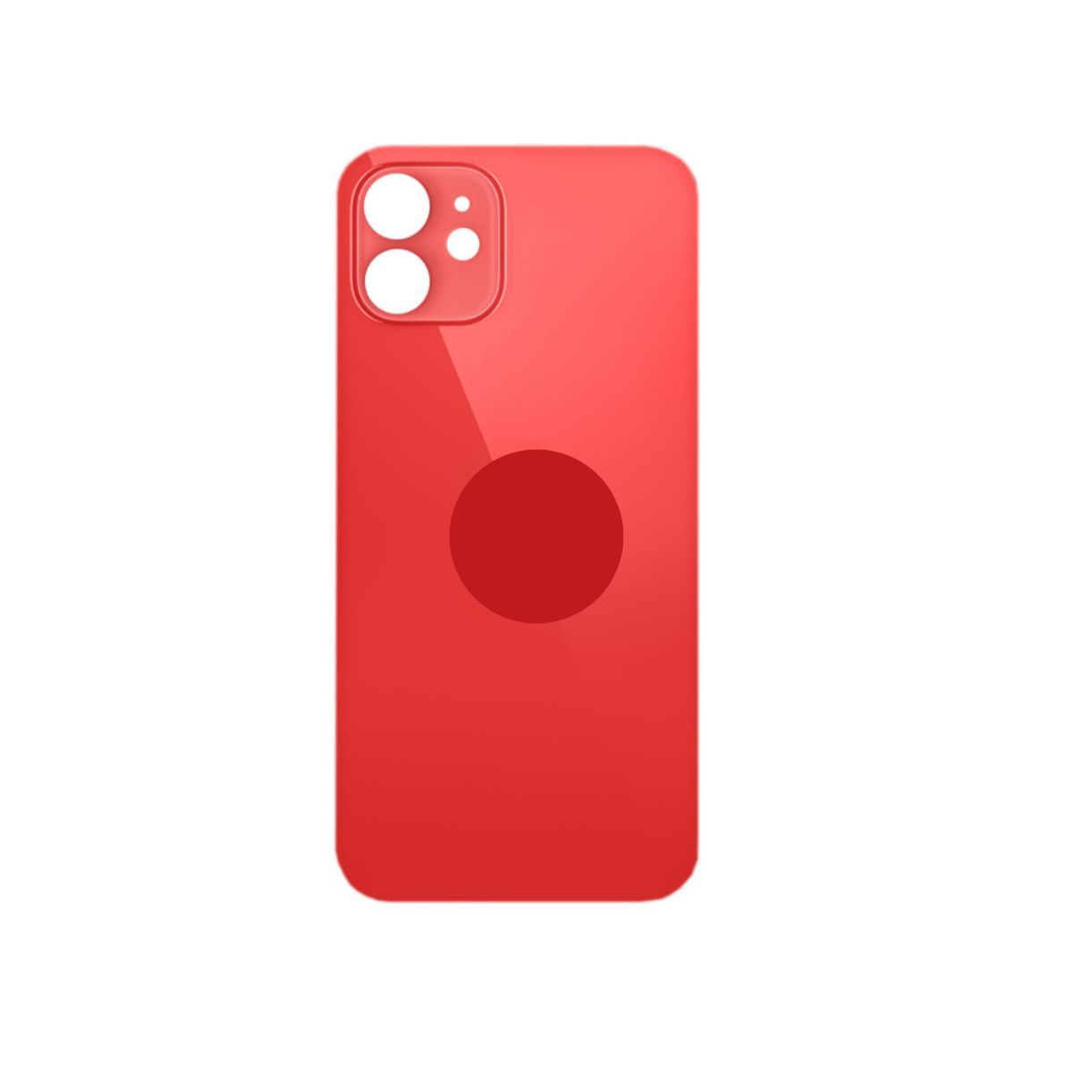 GENERICO - Tapa Trasera para iphone 12 Mini Rojo