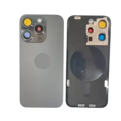 GENERICO - Tapa Trasera para iphone 15 Pro Black Titanium