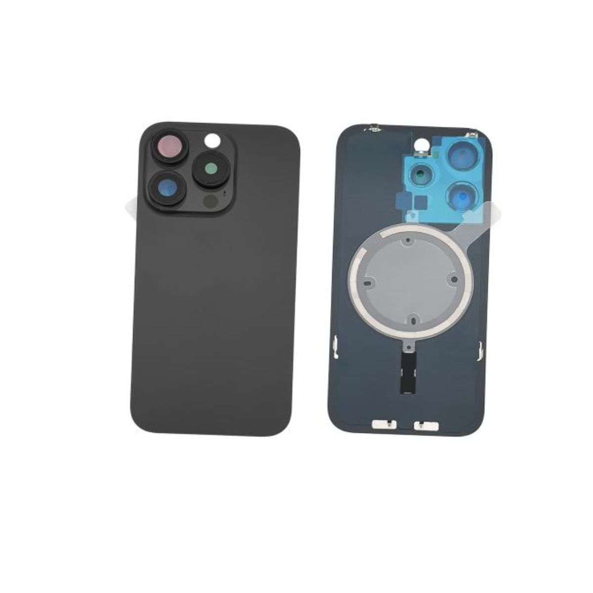GENERICO - Tapa Trasera para iphone 15 Pro Max Black Titanium