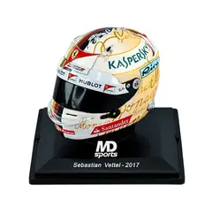FORMULA 1 - Casco Ferrari Sebastian Vettel GP Monaco 2017 Spark 1:5