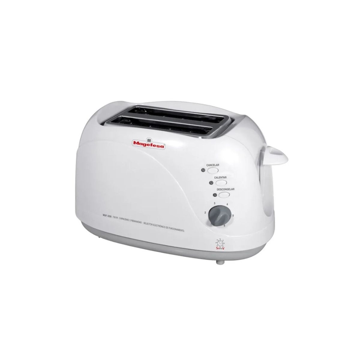 MAGEFESA - Tostador De Pan Eléctrico 6 Niveles 750w