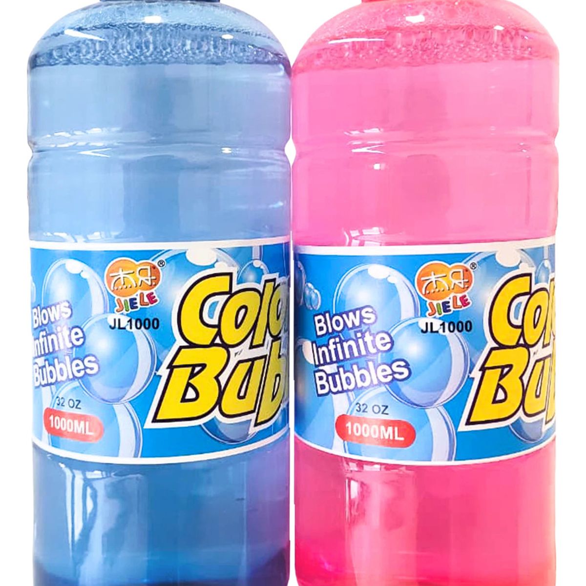 GENERICO - 2 Liquido De Burbujas Para Recarga 1 Litro Burbujeros