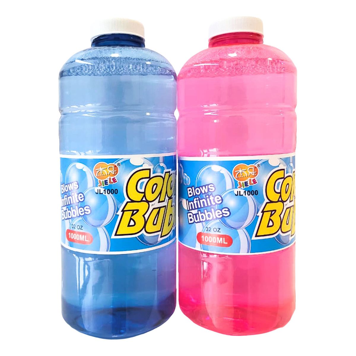 GENERICO - 2 Liquido De Burbujas Para Recarga 1 Litro Burbujeros