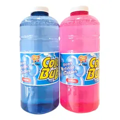 GENERICO - 2 Liquido De Burbujas Para Recarga 1 Litro Burbujeros