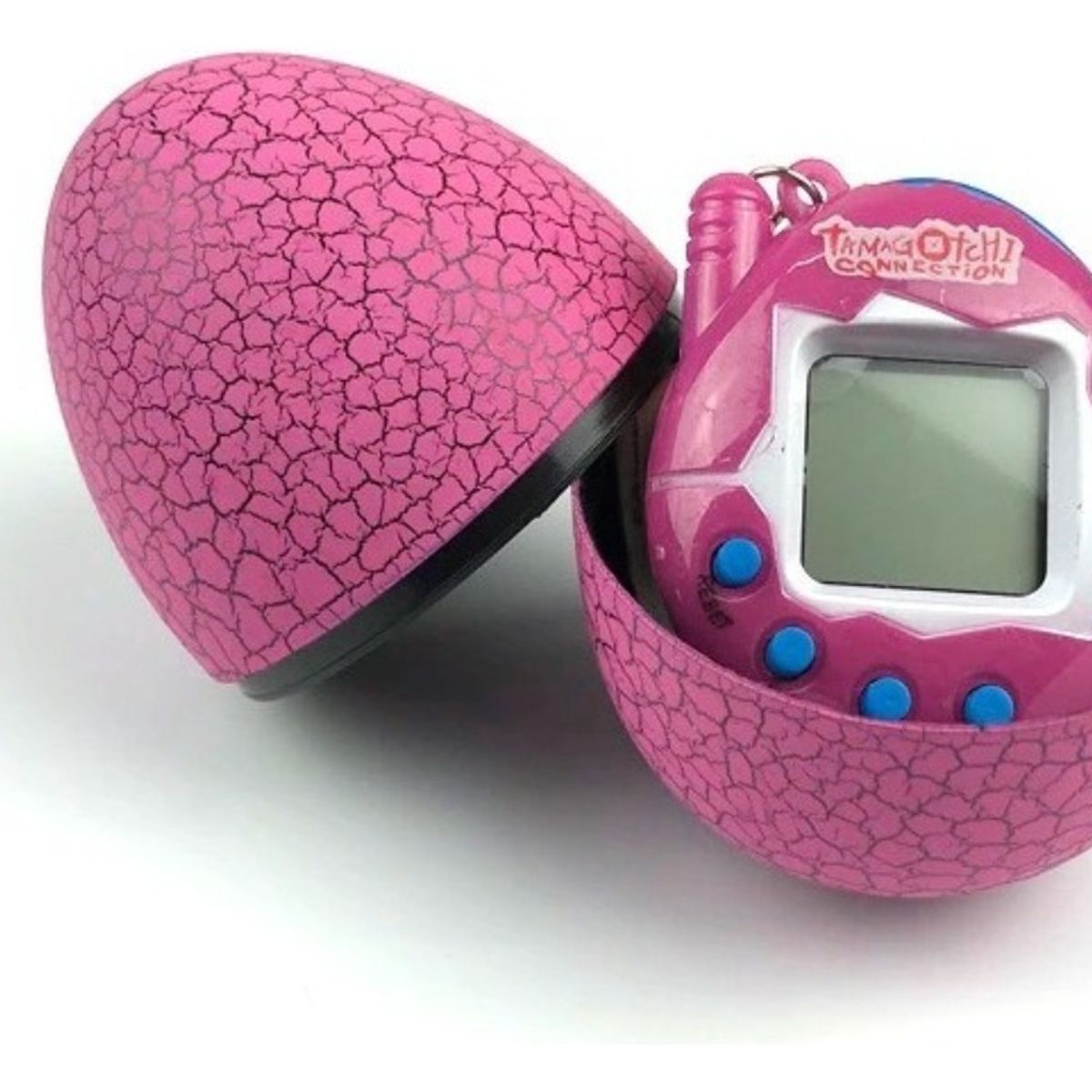 GENERICO - Tamagotchi Mascota Virtual Digipet Juego De Ingenio Llavero Color Rosado