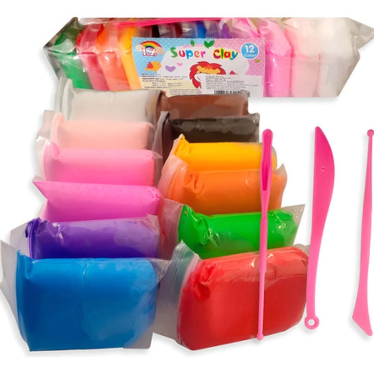 GENERICO - 36 Masas Colores Slime Foamy Plasticina Moldeable Masilla 36 Masas Magicas