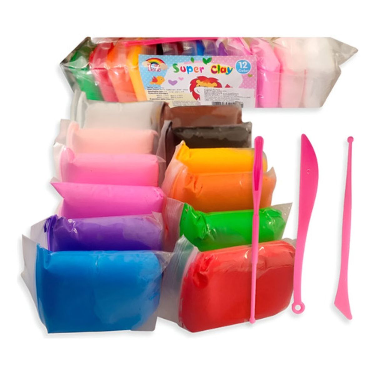 GENERICO - 36 Masas Colores Slime Foamy Plasticina Moldeable Masilla 36 Masas Magicas