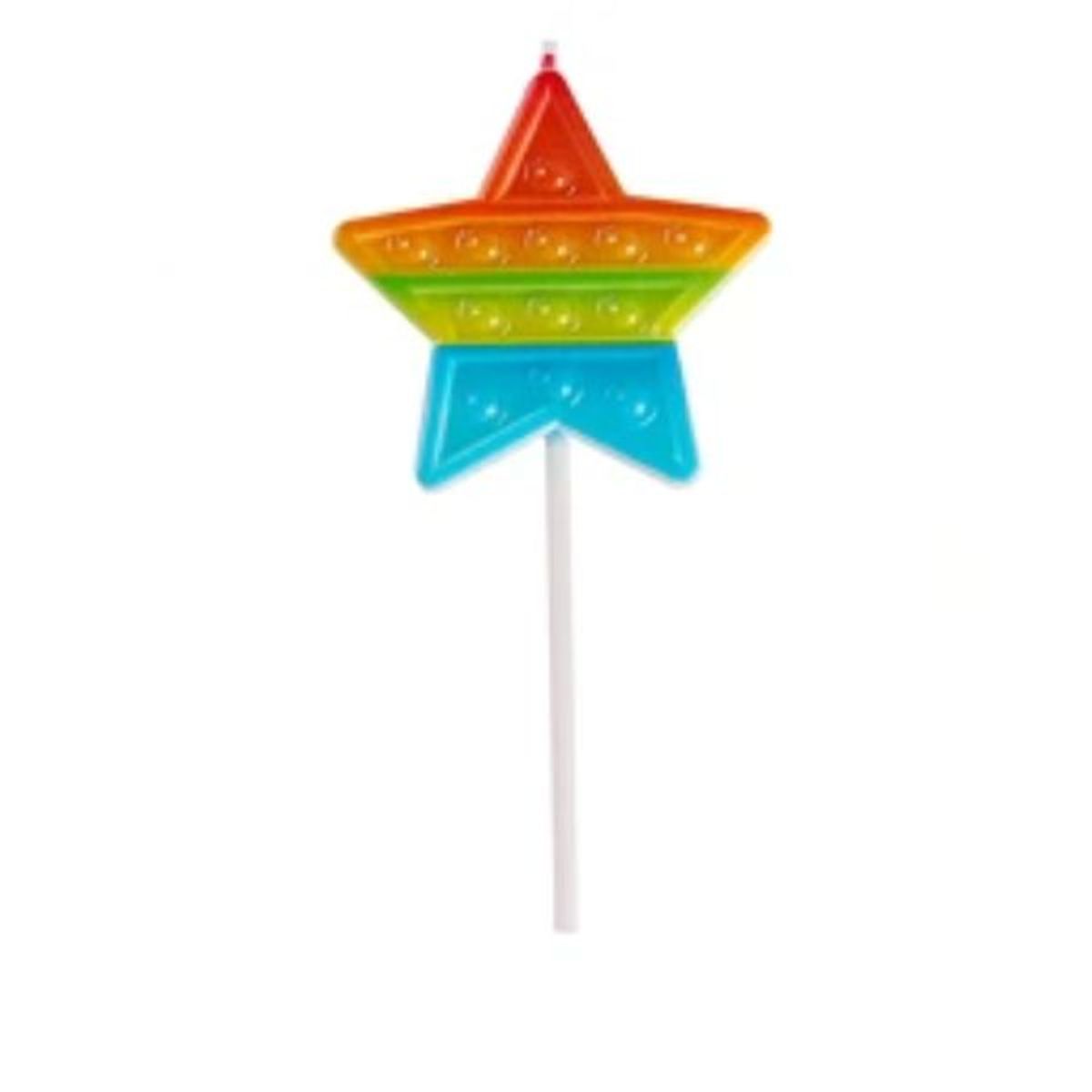 GENERICO - Vela Pop it estrella 6x11cm