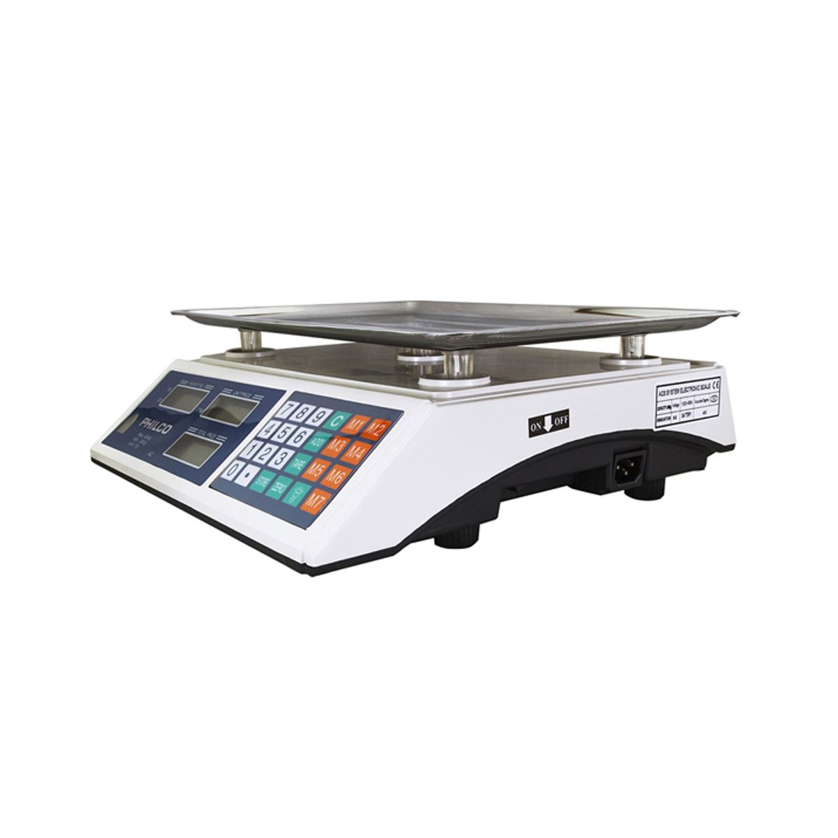 PHILCO - Balanza digital Recargable Hasta 40 kg