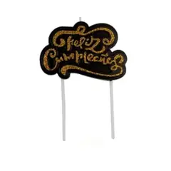 GENERICO - Vela Feliz Cumpleaños 9x13cm