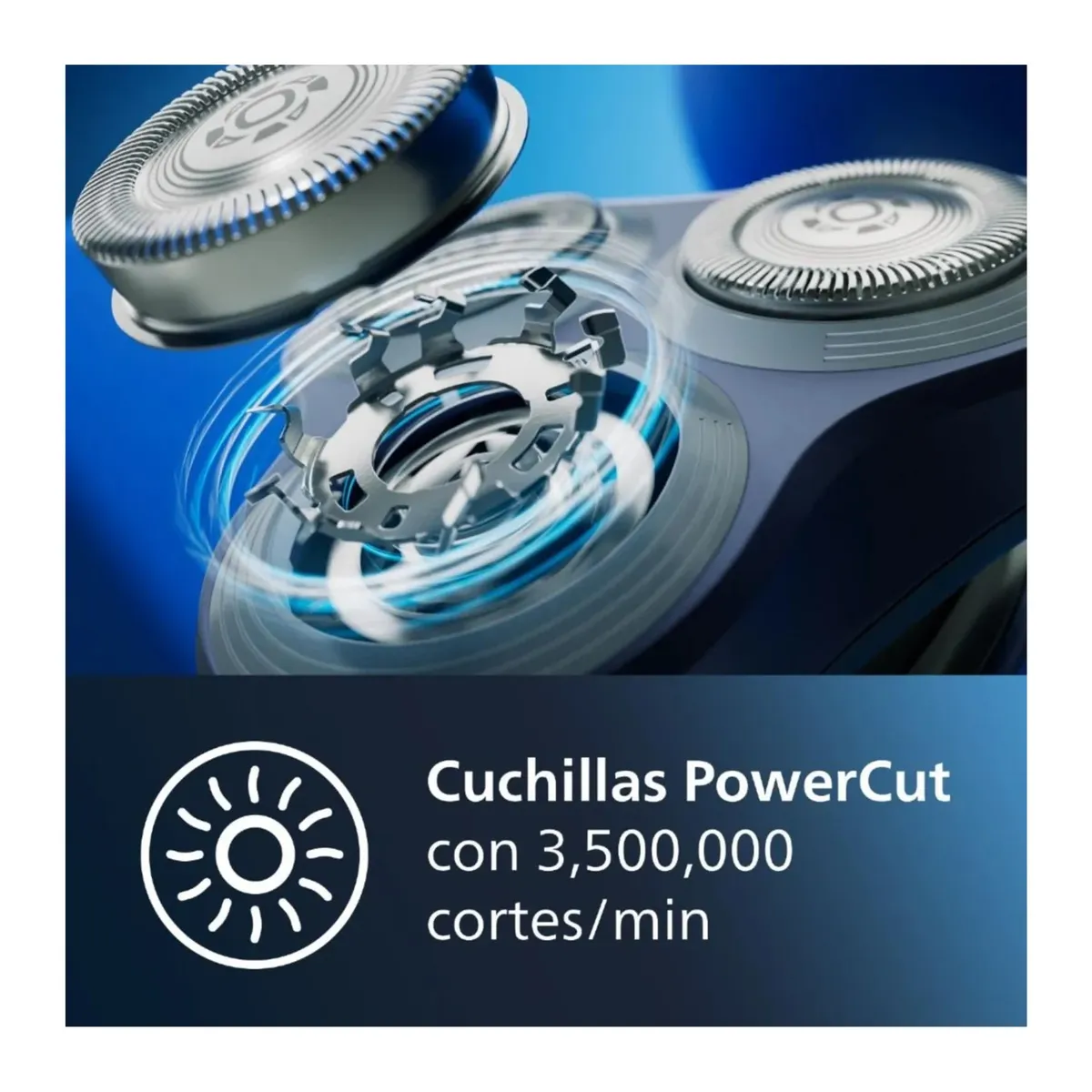 PHILIPS - Maquina de Afeitadora Inalámbrica Recargable Usb