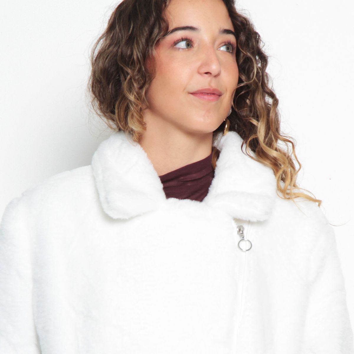 WADOS - CHAQUETA MANGA LARGA PIEL ECOLOGICA CON CIERRE Y BOLSILLOS