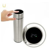 Termo inteligente de acero inoxidable con pantalla LED de temperatura