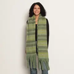 WADOS - BUFANDA LISTADA CON FLECOS