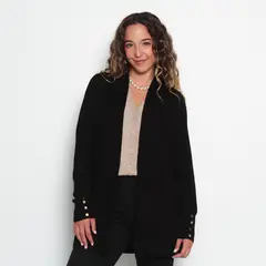 WADOS - CHALECO MANGA LARGA CON BOTONES EN LOS PU?OS